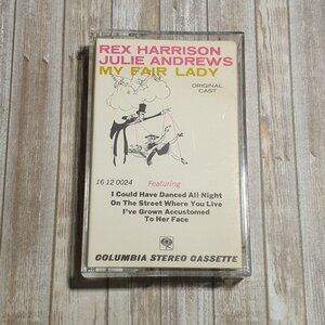 My Fair Lady Original Cast Cassette Rex Harrison Julie Andrews Columbia Stereo